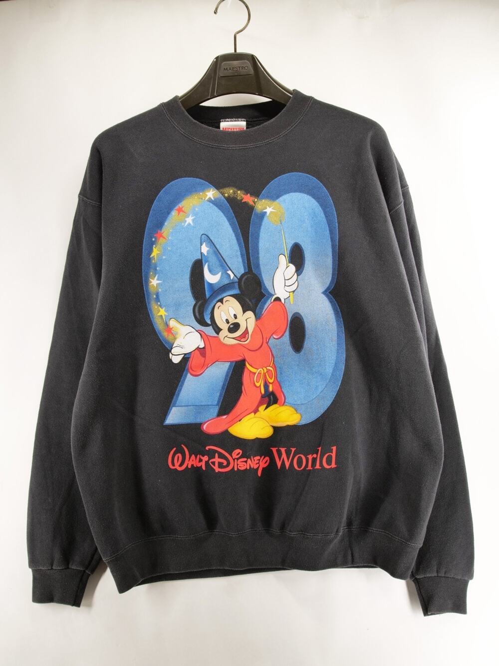 Vintage 90s Walt Disney World Sorcerer Mickey Mouse Sweatshirt 1998 Crewneck L